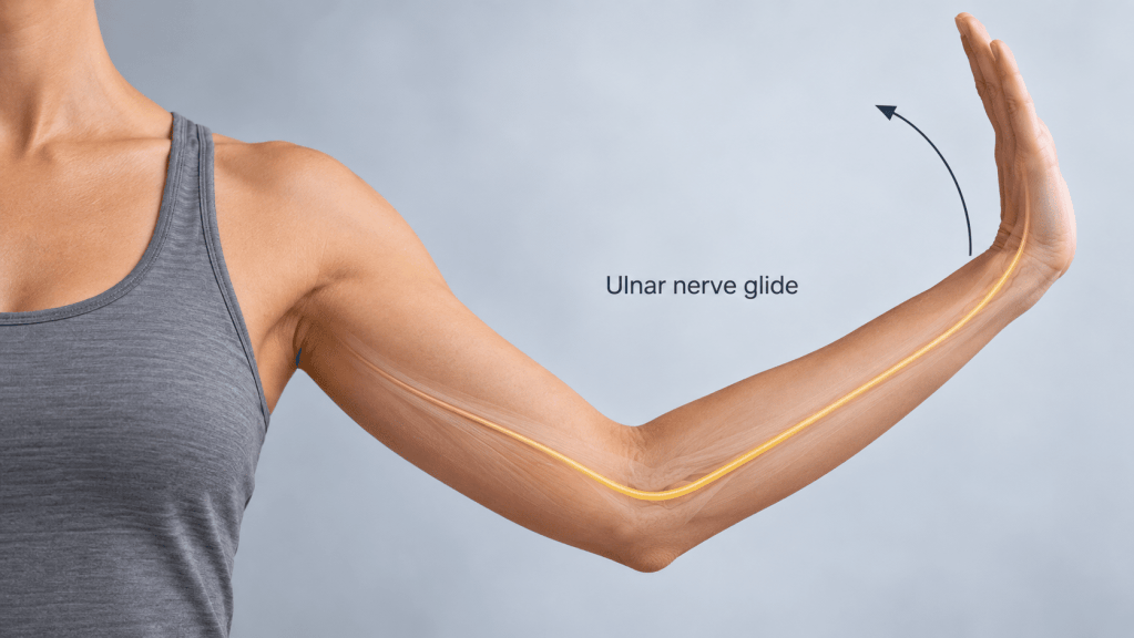 gentle ulnar nerve gliding exercise for cubital tunnel syndrome